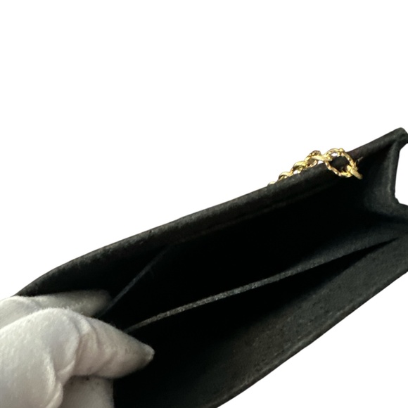 GUCCI GG Navy +Red Clutch Bag Sherry Line w Free Organizer Strap Converter - Picture 8 of 11